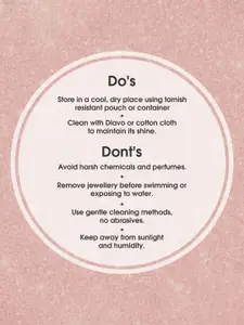 DIAVO 925 Sterling Silver Rose Gold-Plated Cubic Zirconia Oval Pendant