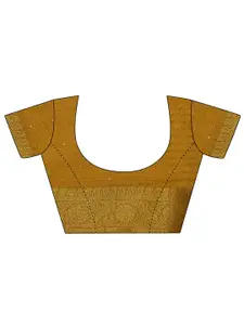 Libas Ethnic Motifs Printed Sequined Embellished Zari Saree