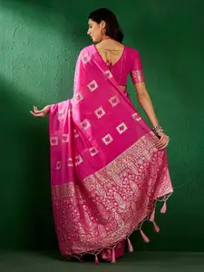 Mitera Woven Design Zari Saree