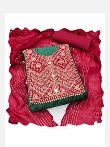 Maroosh Floral Embroidered Sequinned Unstitched Dress Material