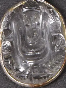 Exotic India Silver-Plated Oval Pendants