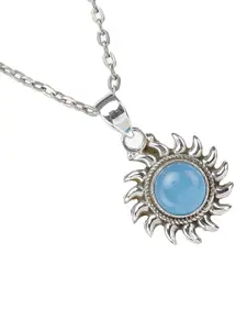 Exotic India Silver-Plated Circular Pendants