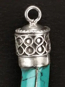 Exotic India Sterling Silver Claw Pendant