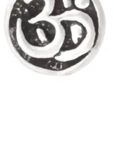 Exotic India Sterling Silver Om Pendant