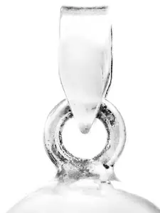 Exotic India Sterling Silver Ball Pendant