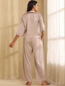 indy Raaga Women Straight-Leg Slip On Mid Rise Lounge Pants