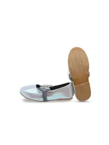 BAESD Girls Printed Ballerinas with Bows Flats