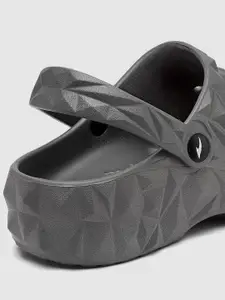 ASIAN Men Self Design Rubber Clogs