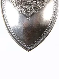 Exotic India Sterling Silver Medieval Emblem Pendant