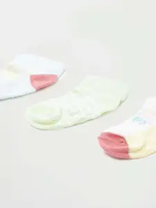 max Boys Pack Of 3 Patterned Ankle-Length Socks