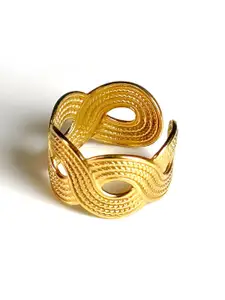 SWASHAA Zion 18K Gold Plated Stainless Steel Finger Ring