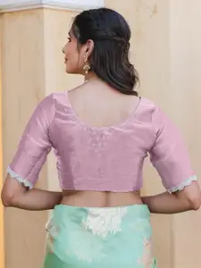 Mitera Embellished Mukaish Organza Saree