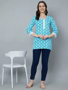 Trend Level Floral Embroidered Kurti