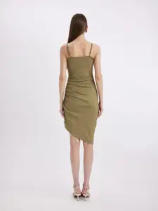 DeFacto Shoulder Straps Sleeveless Bodycon Dress