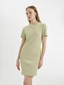 DeFacto Women Short Sleeves Sheath Dress