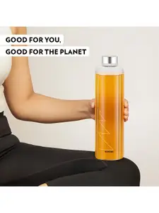 BOROSIL Artisan Series Sintra Transparent 3 Pieces Glasses Printed Water Bottles