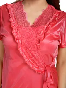 Be You Women 2 pieces Maxi Wrap Nightdress