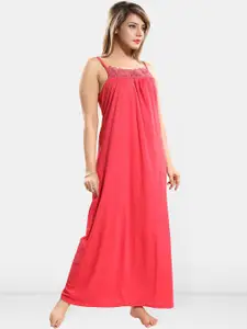 Be You Lace Cotton Maxi Nightdress