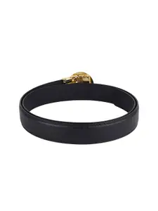 WINSOME DEAL Men Solid Slider Buckle Closure Belt