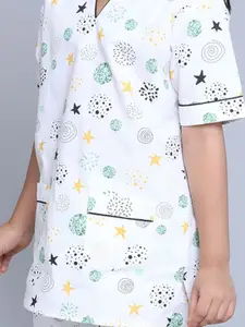 BAESD Girls Conversational Printed Night suit