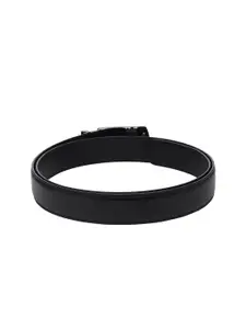 WINSOME DEAL Men Solid Slider Buckle Closure Belt