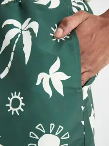 DeFacto Men Printed Swim Shorts