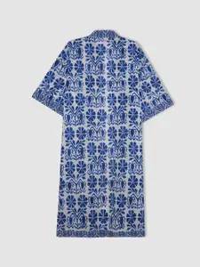 DeFacto Printed Pure Cotton Swimwear Cover Up