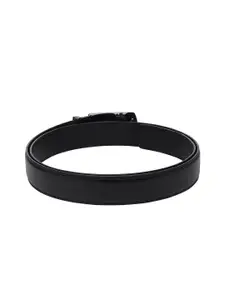 WINSOME DEAL Men Slider Buckle Closure Solid Formal Belt