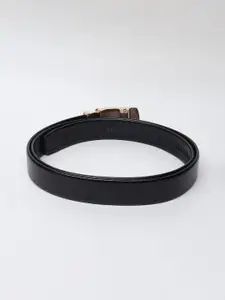WINSOME DEAL Men Textured Slider Buckle Closure Belt