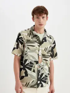 DeFacto Men Opaque Printed Casual Shirt