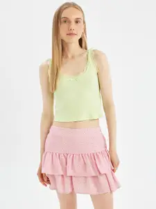 DeFacto Layered Flared Mini Skirts