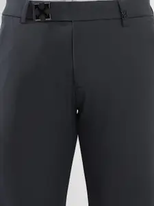 MANTICORE Men Regular Fit Mid-Rise Formal Trousers