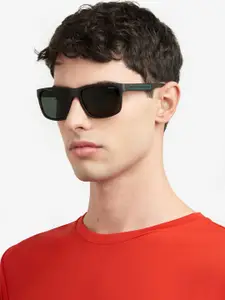 Polaroid Men Rectangle Sunglasses with UV Protected Lens 206735HGC57UC