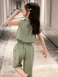 INCLUD Girls Sleeveless Shirt With Short