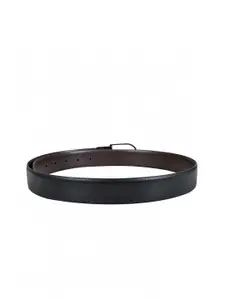 CRUSSET Men Tang Closured Textured Reversible Formal Belt