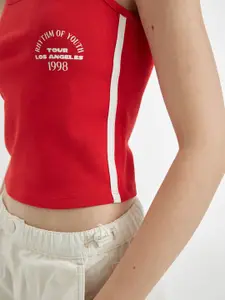 DeFacto Print Cotton Top