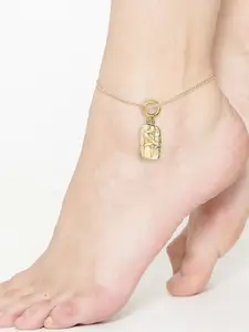 fabula Love Couple Charm Pearl Beaded Anklet