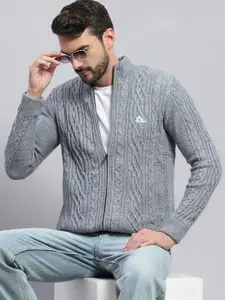 Monte Carlo Men Cable Knit Woollen Cardigan