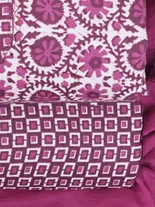 Sun Fashion And Lifestyle Floral Printed Unstitched Dress Material