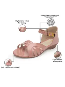 DressBerry Women Open Toe Flats