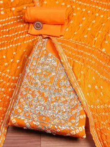 Biba Geometric Embroidered Beads and Stones Unstitched Dress Material