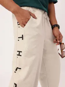 Kook N Keech Men Urban Edge Printed Baggy Fit Cotton Terry Joggers