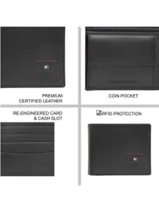 Tommy Hilfiger Men Leather Two Fold Wallet