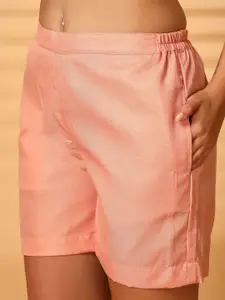 Clora Creation Pure Cotton Shirt With Shorts Co-Ords