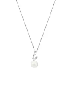 SWAROVSKI Rhodium-Plated Pendant With Chain