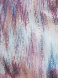 Melange by Lifestyle Abstract Printed Mandarin Collar Sequined Straight Printed Kurta