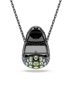 SWAROVSKI Rhodium Plated Pendant With Chain