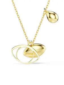 SWAROVSKI Crystal Studded Evil Eye Pendant With Chain