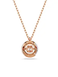 SWAROVSKI Rose Gold-Plated Pendants with Chains