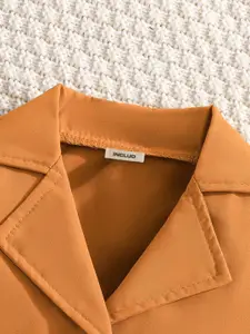 INCLUD Girls Sleeveless Jacket With T-Shirt & Trousers